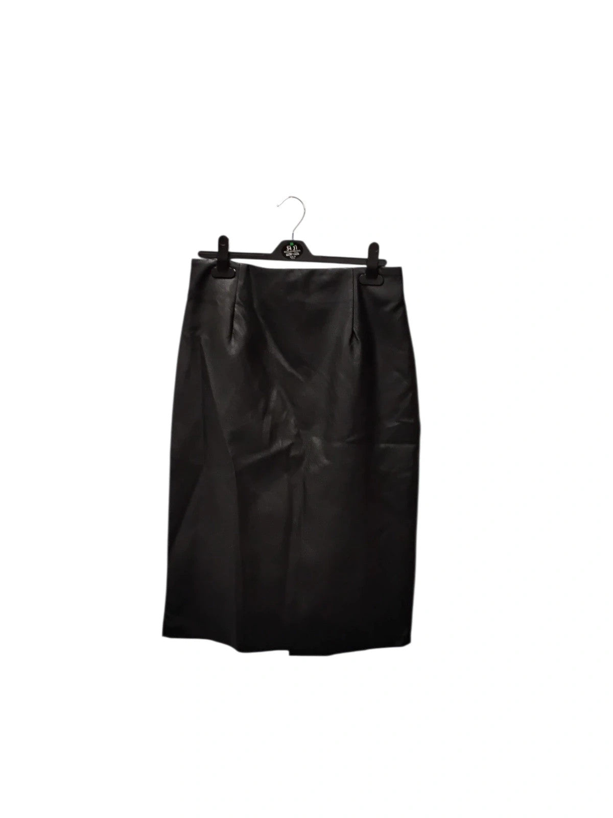 Unika Skirt Faux Leather Black Sz-L 7341DBI