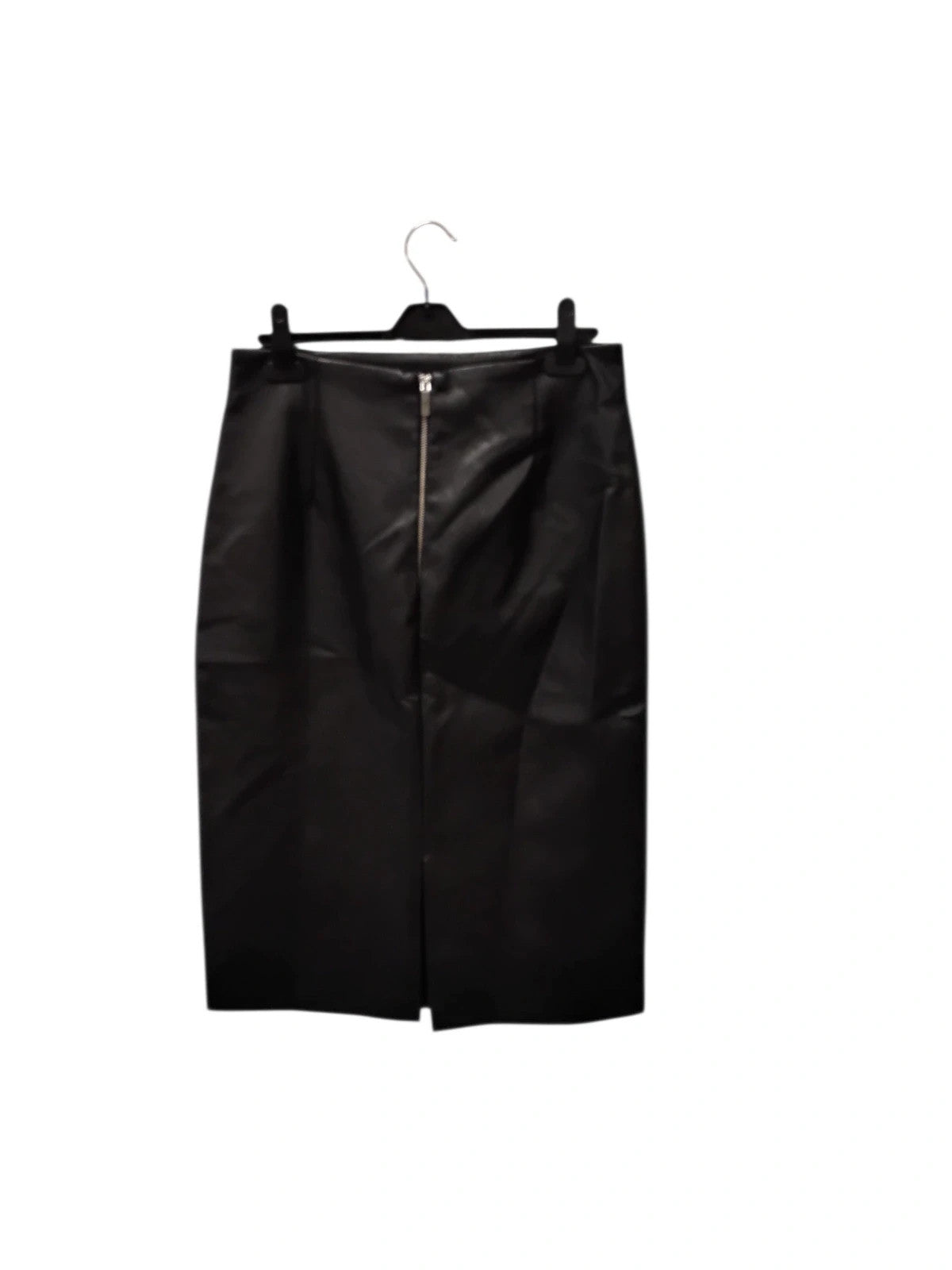 Unika Skirt Faux Leather Black Sz-L 7341DBI