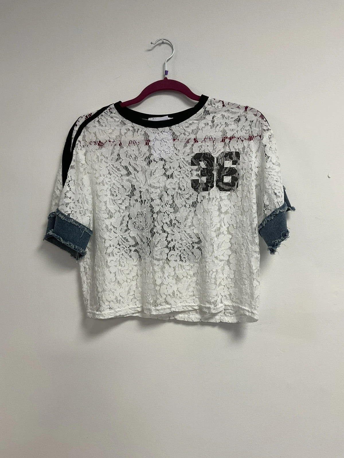 Emma Ashley top black and white size S 10849MG