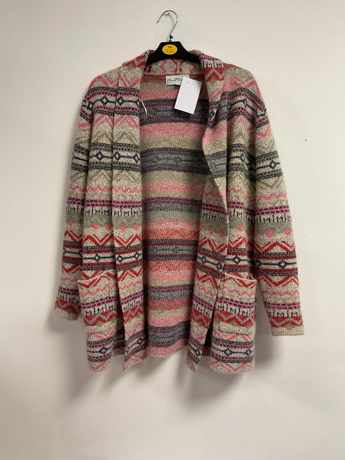 Mudflower cardi multicolour size L 10850JOH