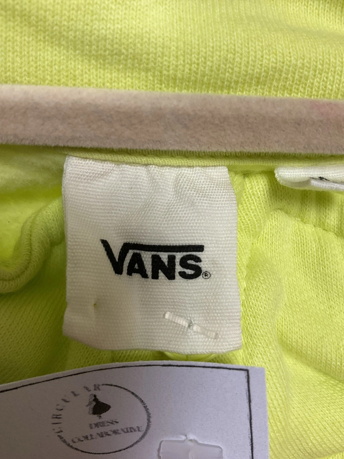 Vans sweatshirt flourescent green size-M 10857OLK