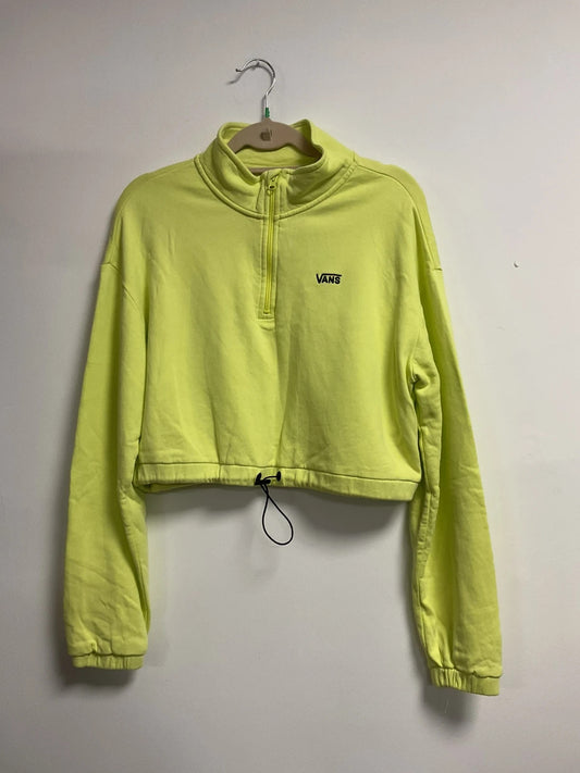 Vans sweatshirt flourescent green size-M 10857OLK