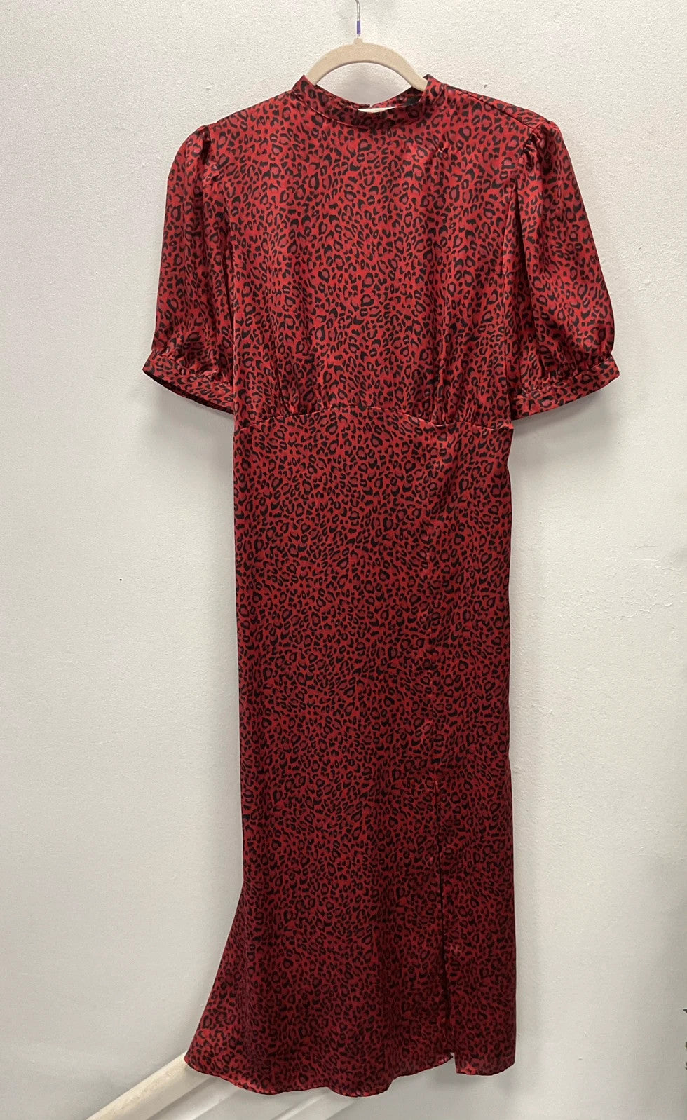 New Look dress red print size-8 10861LD