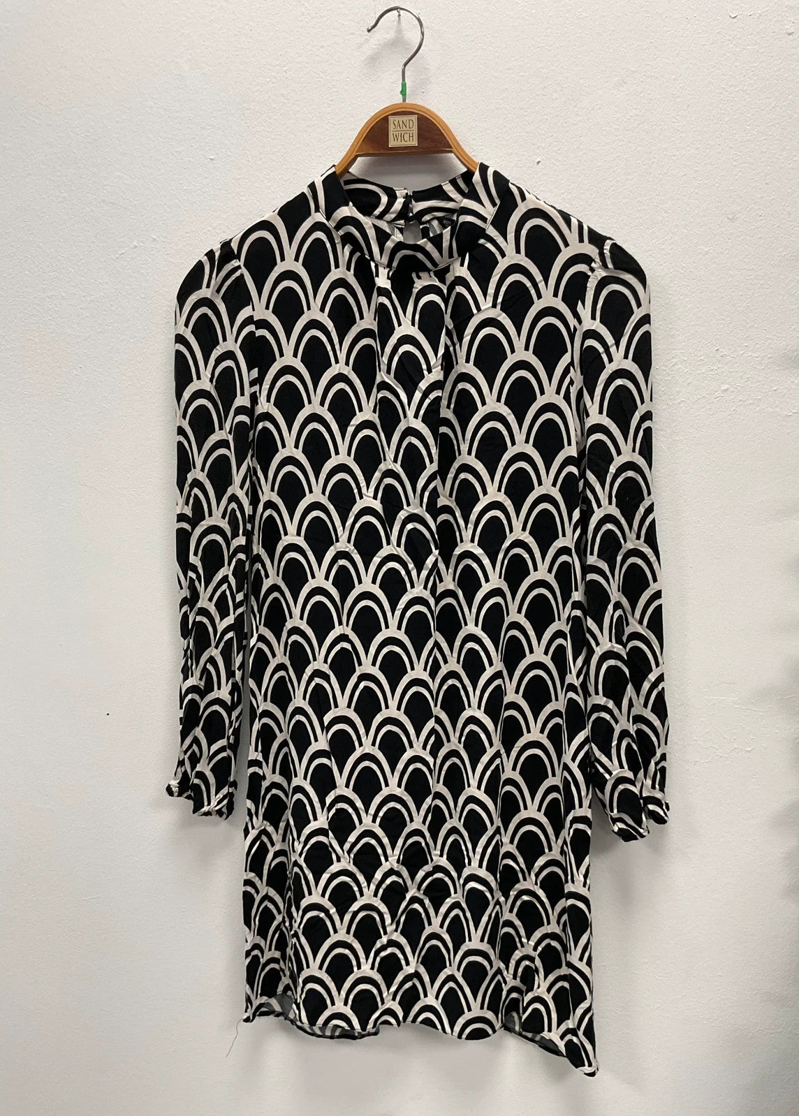 Dunnes Dress Black & white size-10 10862LD