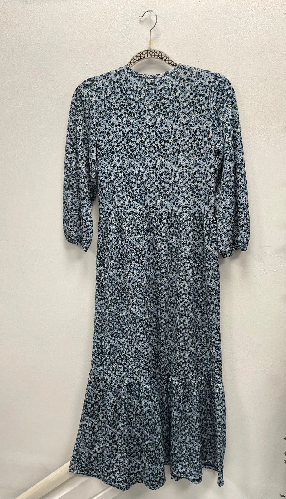 Dunnes dress blue print size-xs 10860LD