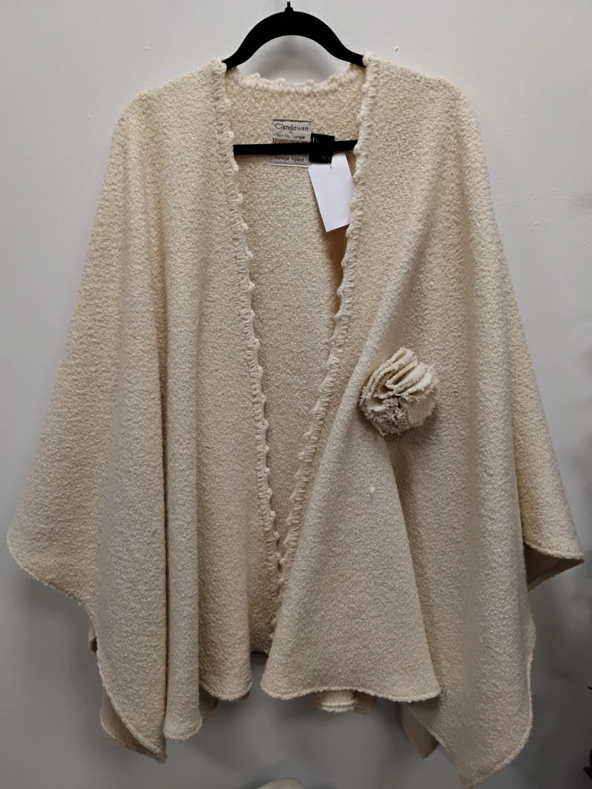 Donegal Tweed Coat-Poncho One Sz 10876IML