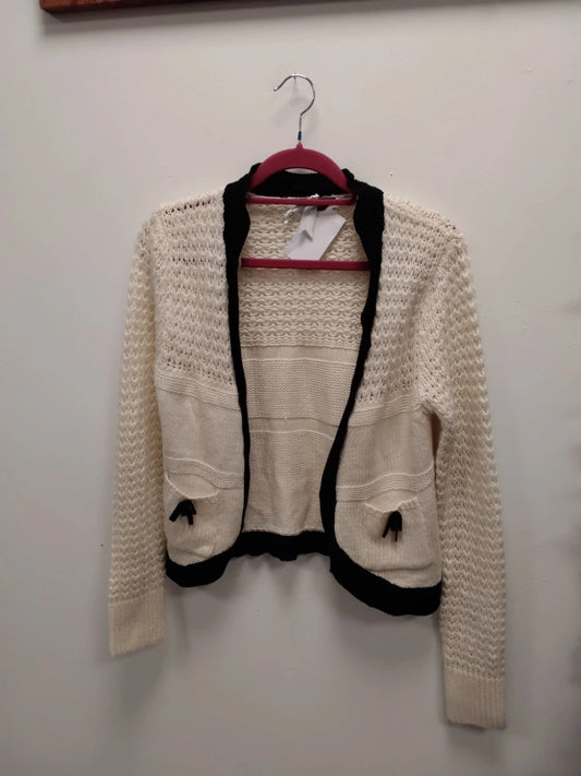 Miss Selfridge Kneetwear Cream&Black Sz-14 10706CDC