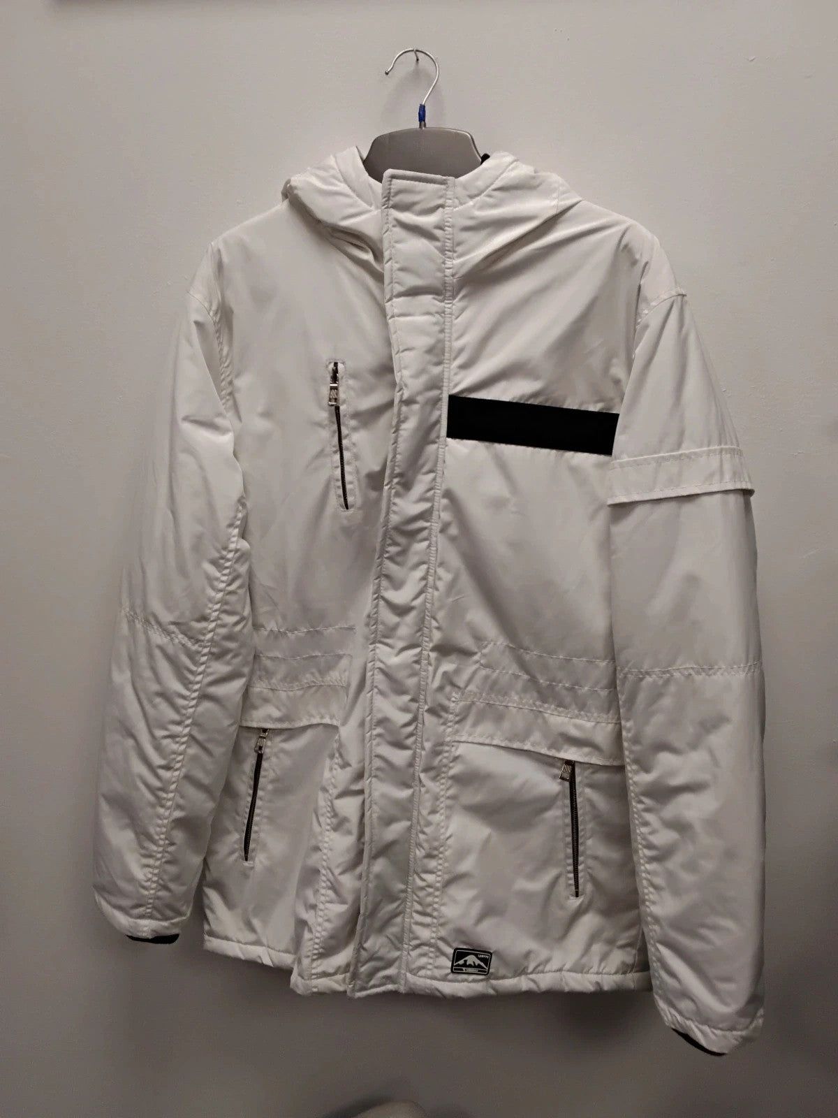 Twisted Soul Coat White Sz-L 10889PO