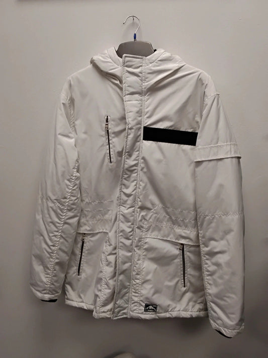 Twisted Soul Coat White Sz-L 10889PO