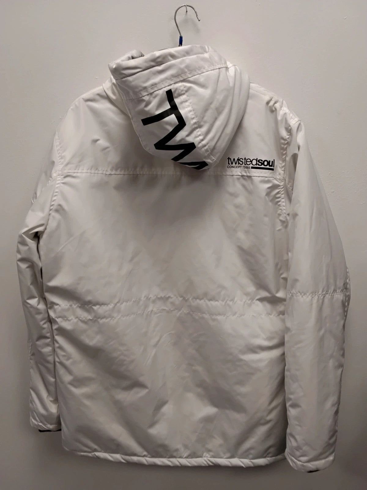 Twisted Soul Coat White Sz-L 10889PO