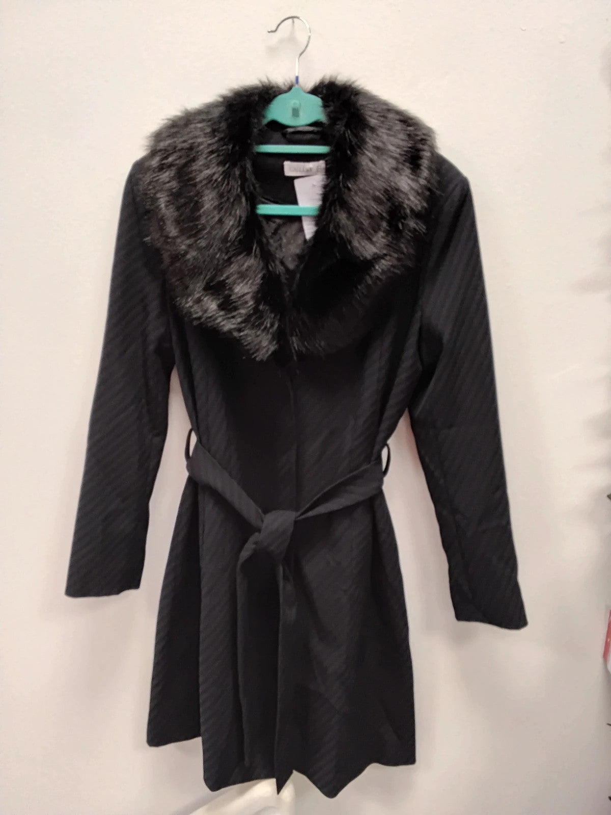 Gallery Coat Faux Fur Sz-14 10892BC