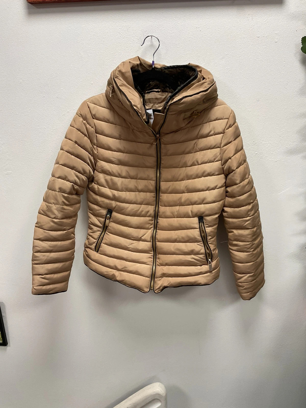 Love Sunshine Puffer jacket  brown size-M 7406CDC