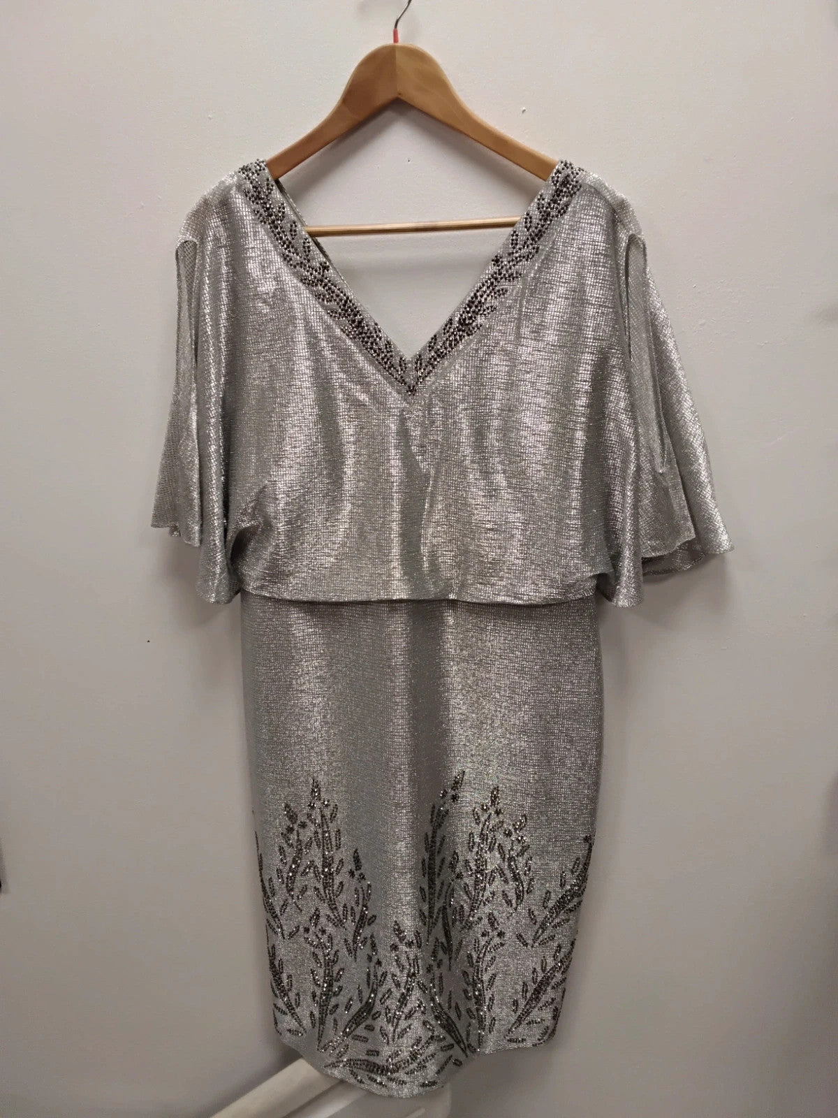 Cupper Formal Dress Silver  Sz-48/16 10905MSC