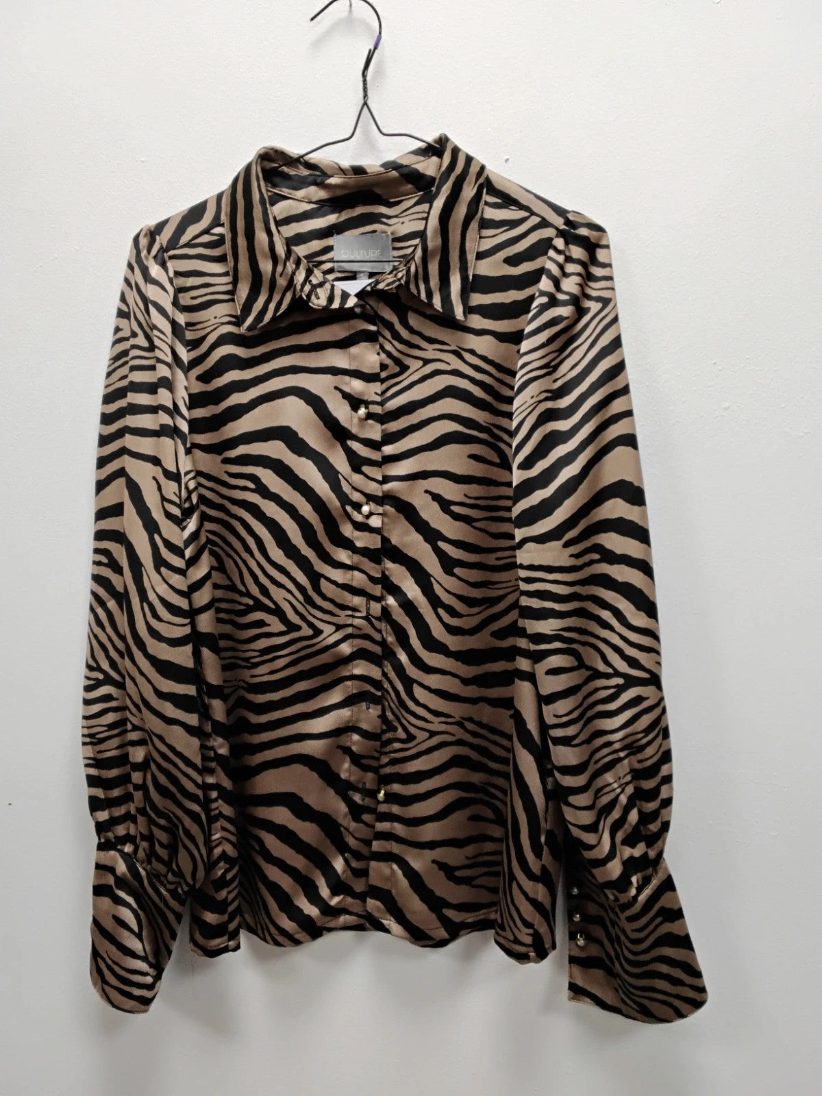 Culture Shirt Black&Brown Sz-S 10896YMC