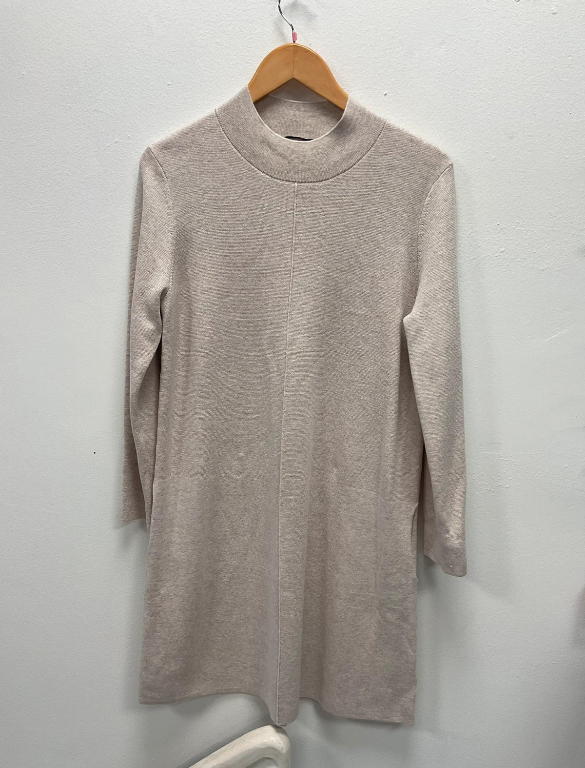 Oui Dress beige size-12 10908MSH