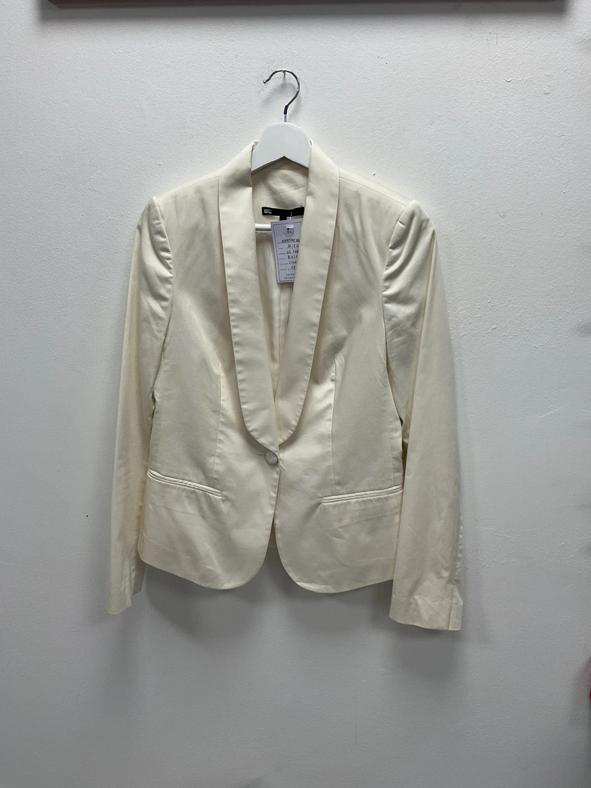 We Fashion Blazer cream size-36 10897YMC