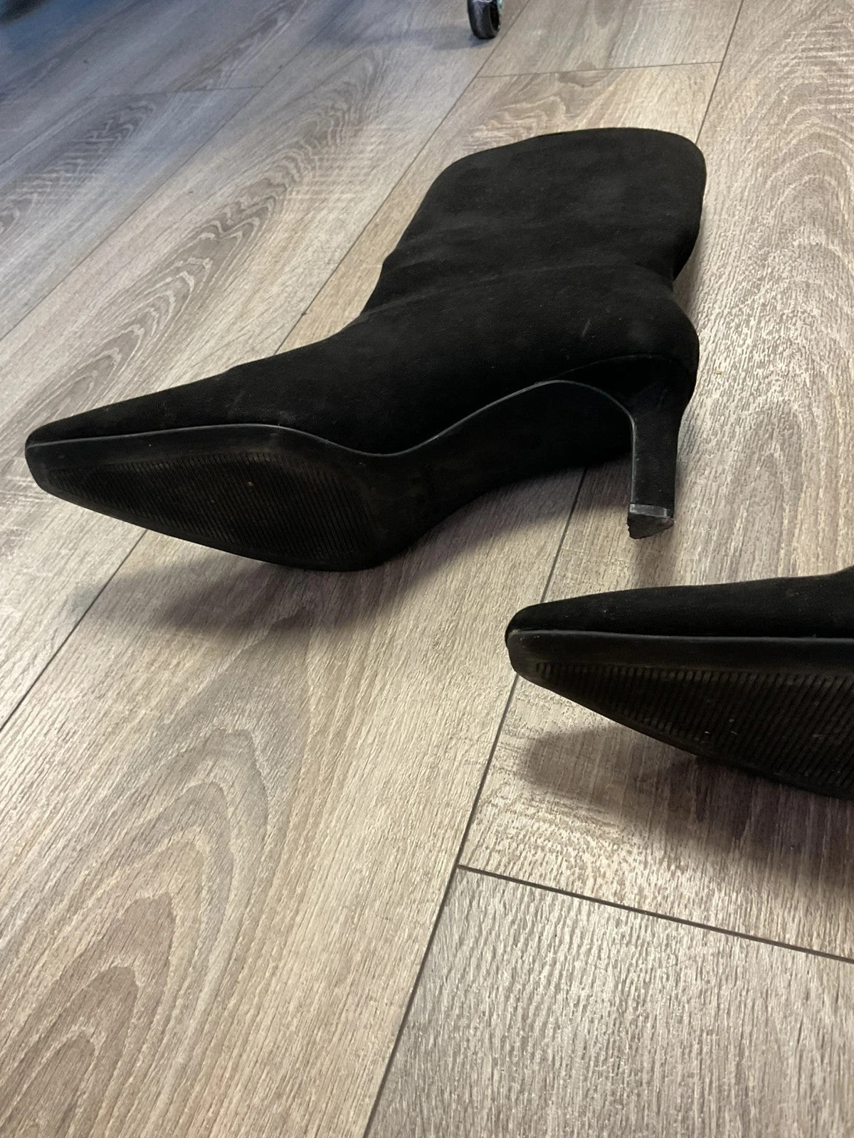 Primark Boots Black suede size-6 8390SB