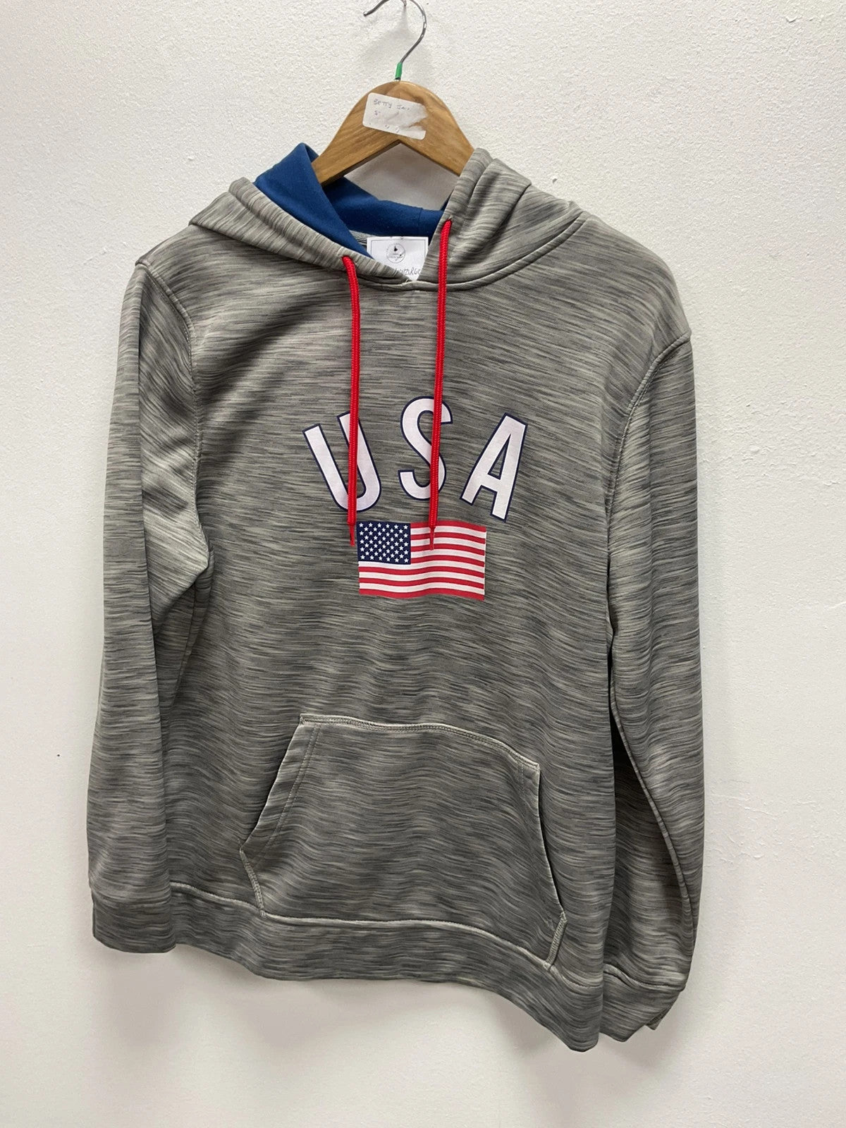 Mitre Hoodie grey size-M 7583ADD