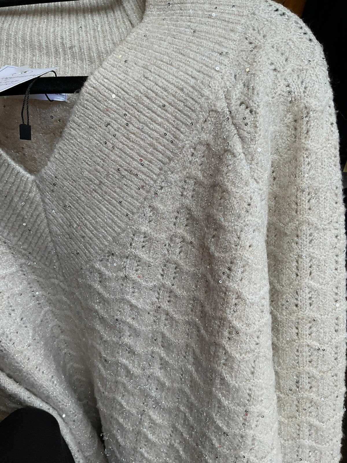 Gallery Jumper beige size-M 10926JC