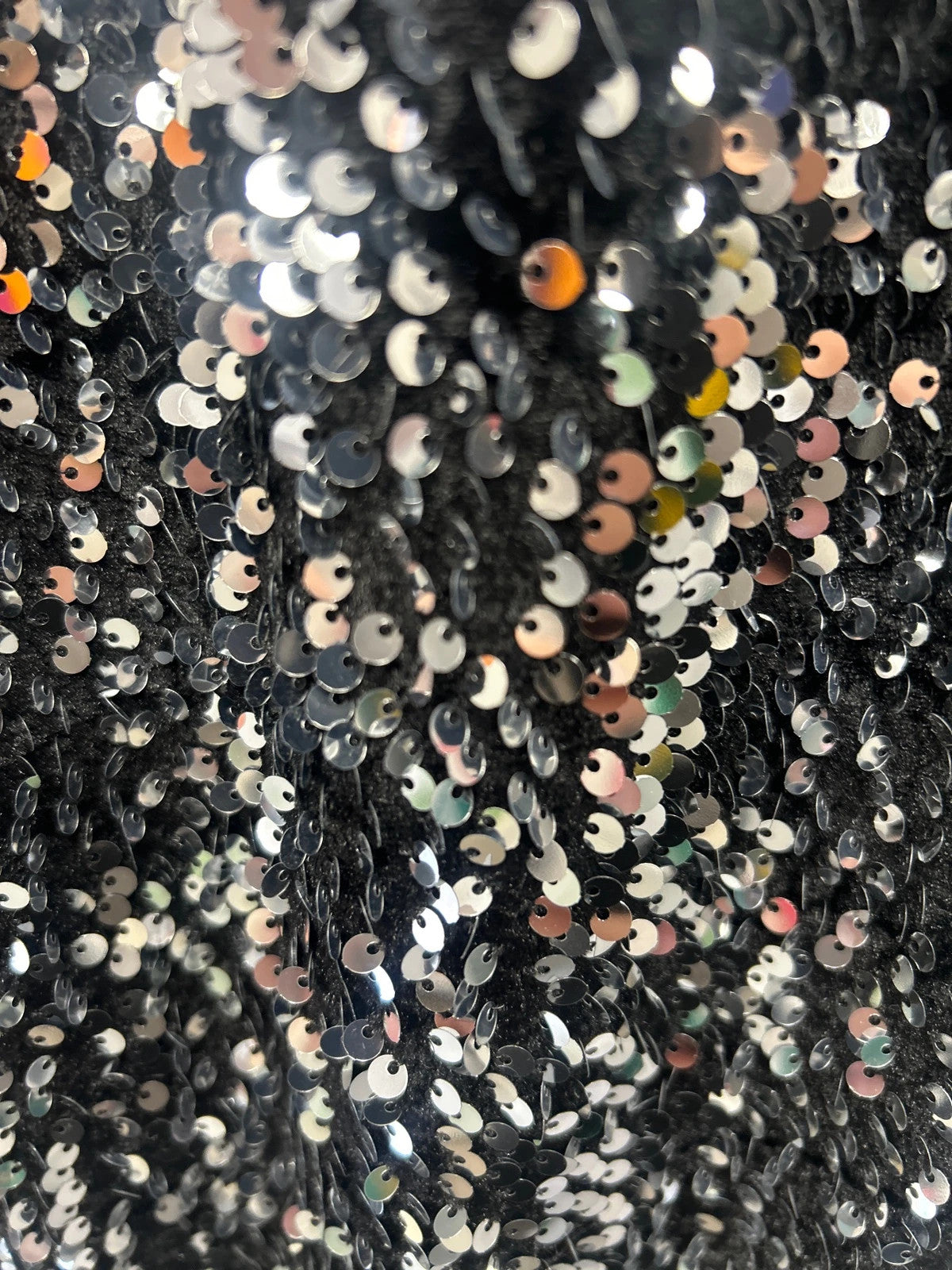 Primark Black Sequin Trouser Size 10 10938CDC