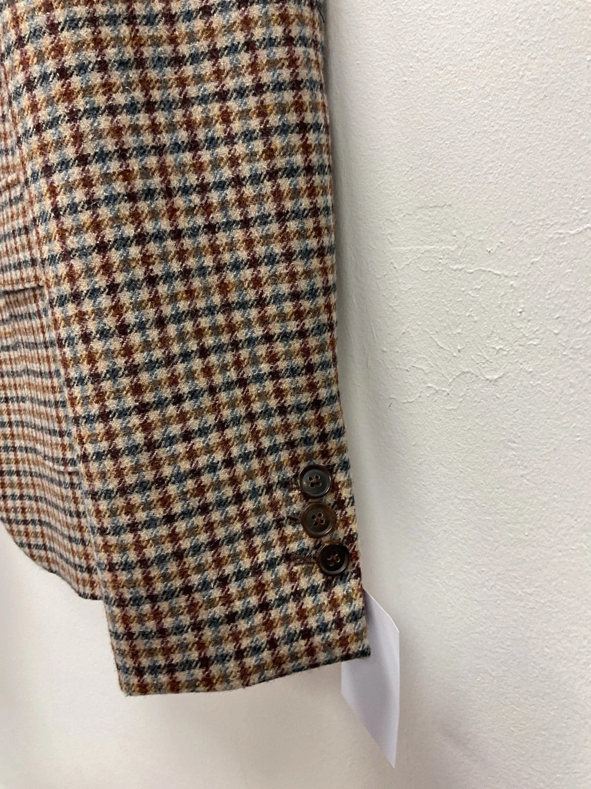 Dobell Shetland Tweed Blazer Brown Sz-L