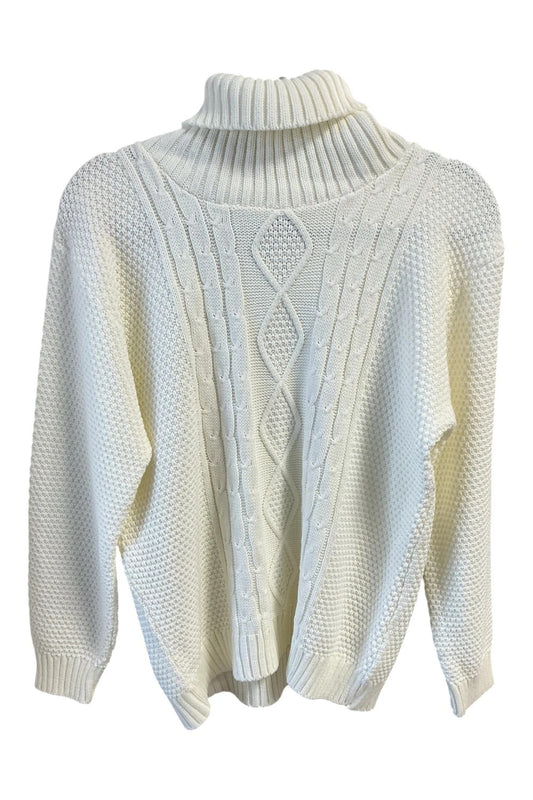 Bassini Cream Jumper Size-M 10919JC
