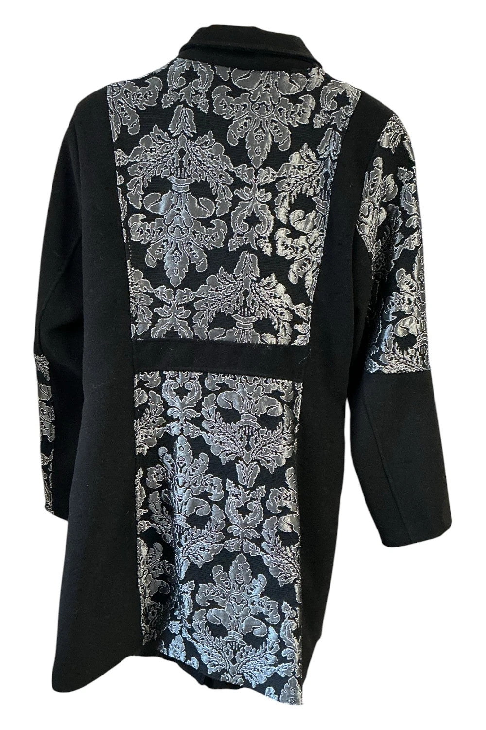 Made In Italy Black Coat Size-L 10932JC