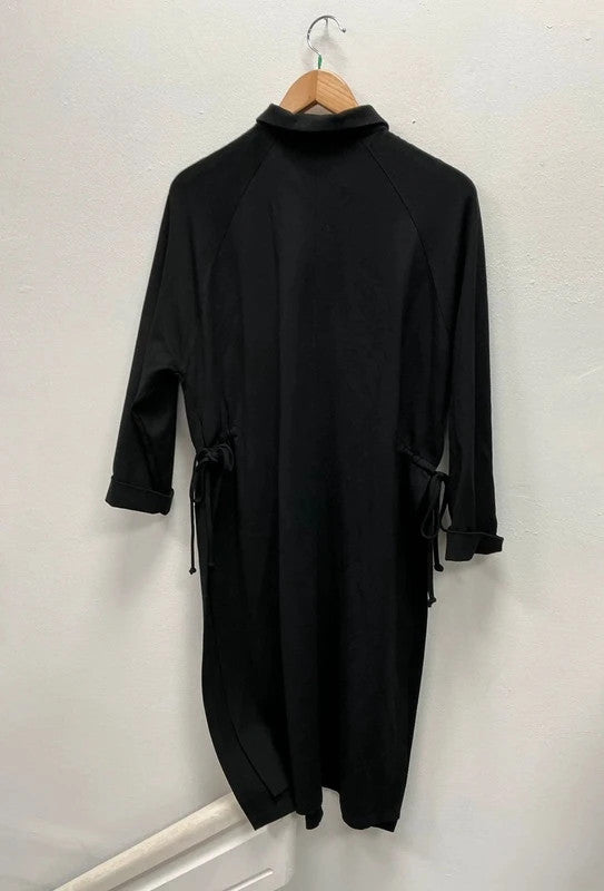 Q Neel Black Shirtjacket Size-10 10950HKY