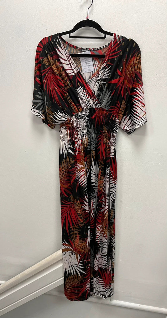 Leana Mode Dress black print size-M/L 10979ECB