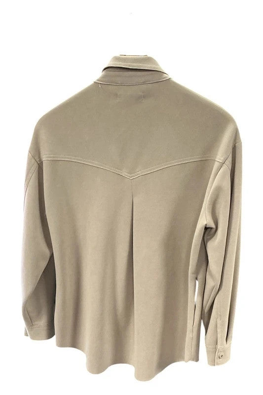 Gallery Bruhed Top Beige Size-XS 10955TH
