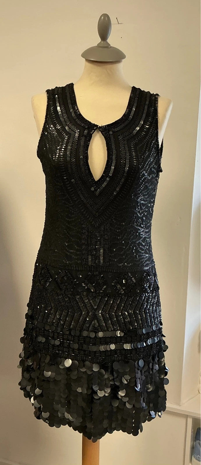 Ada Gatti Black Dress Size-S 3819CDC