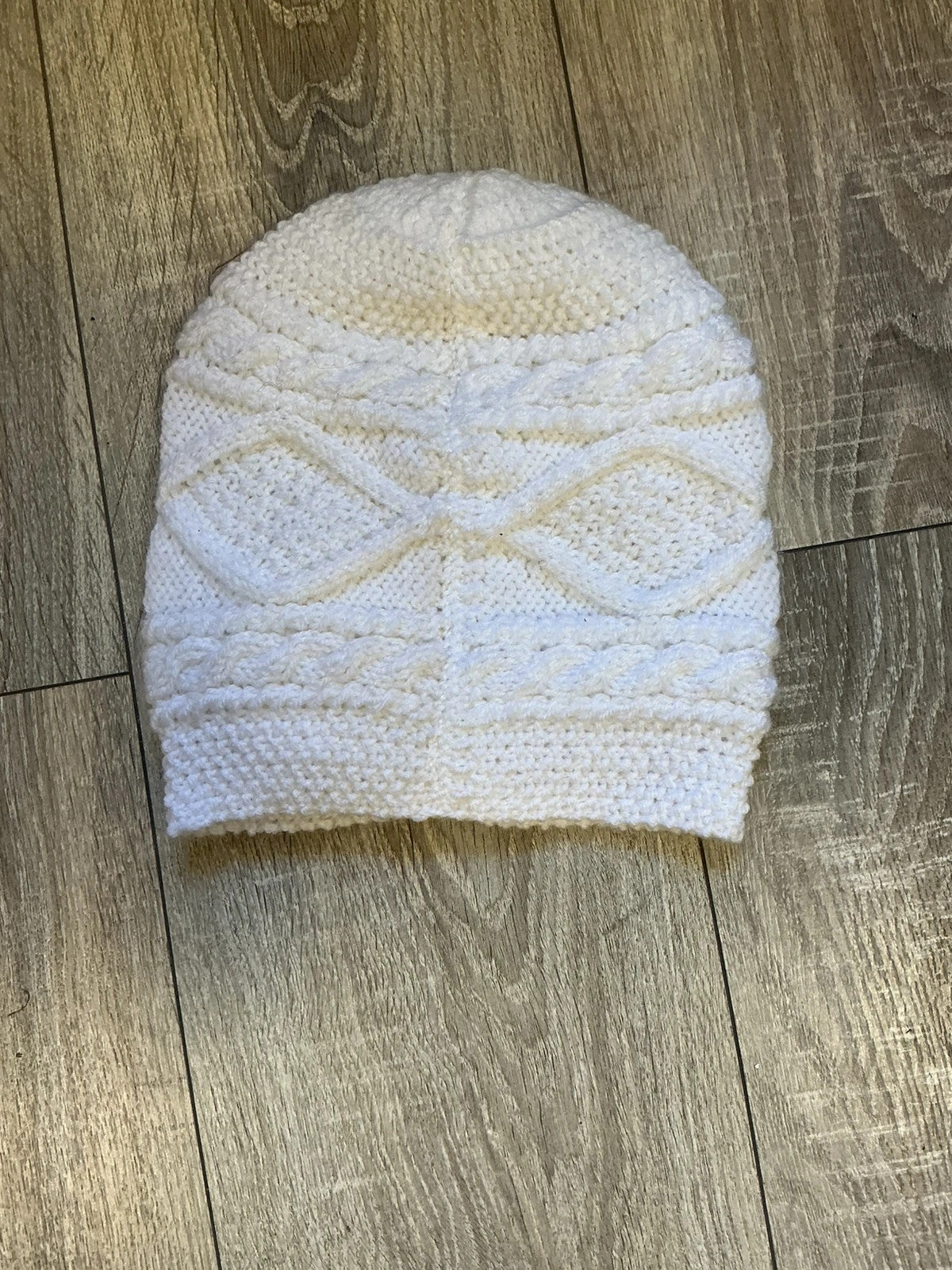 Handmade Cream Hat 10945JC