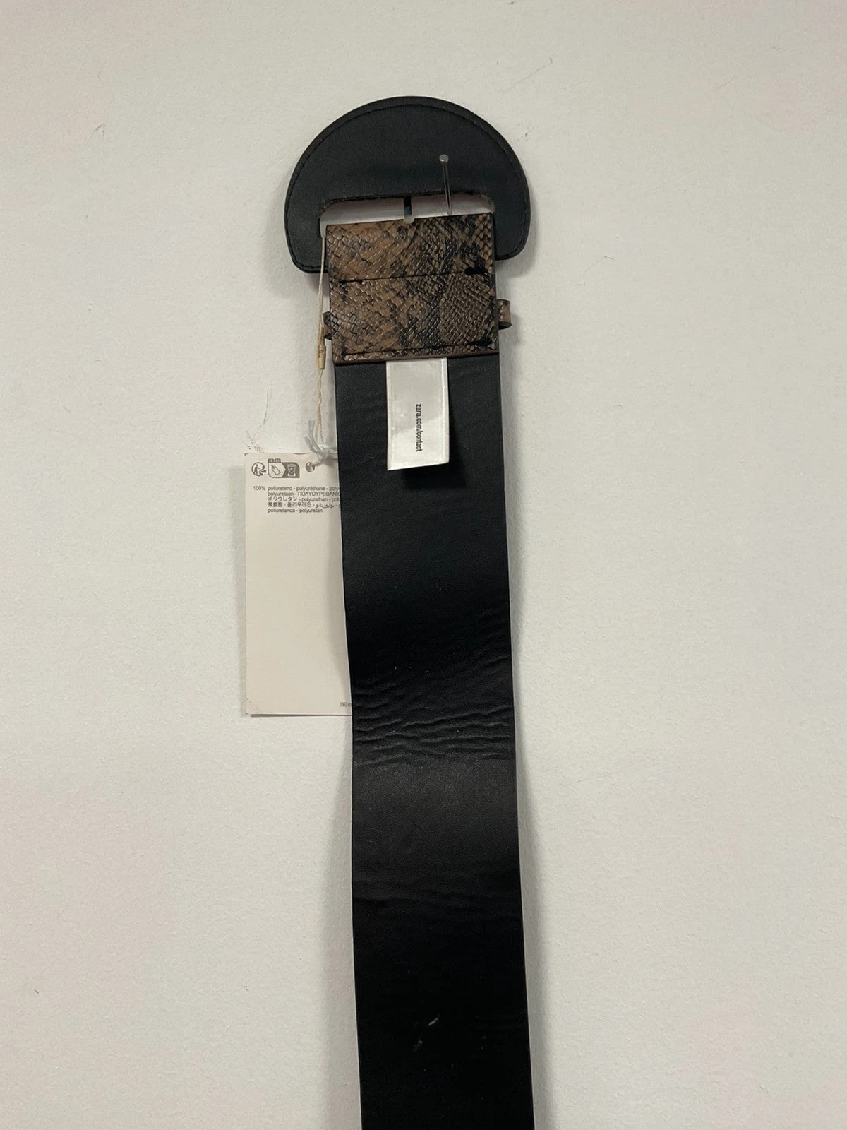BNWT Zara Belt Brown Sz M/L 10954CDC