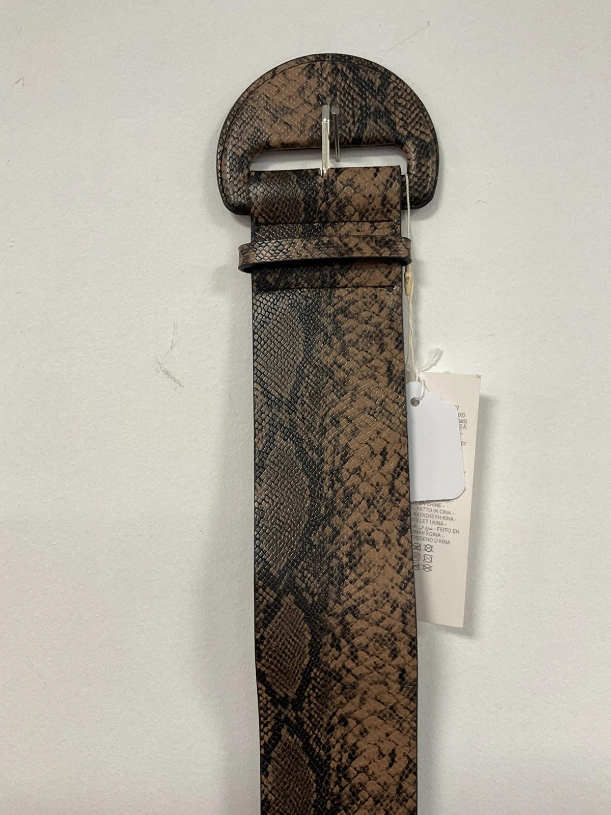 BNWT Zara Belt Brown Sz M/L 10954CDC