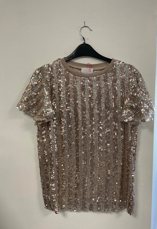 BNWT Savida Top beige size-L 10993MOS