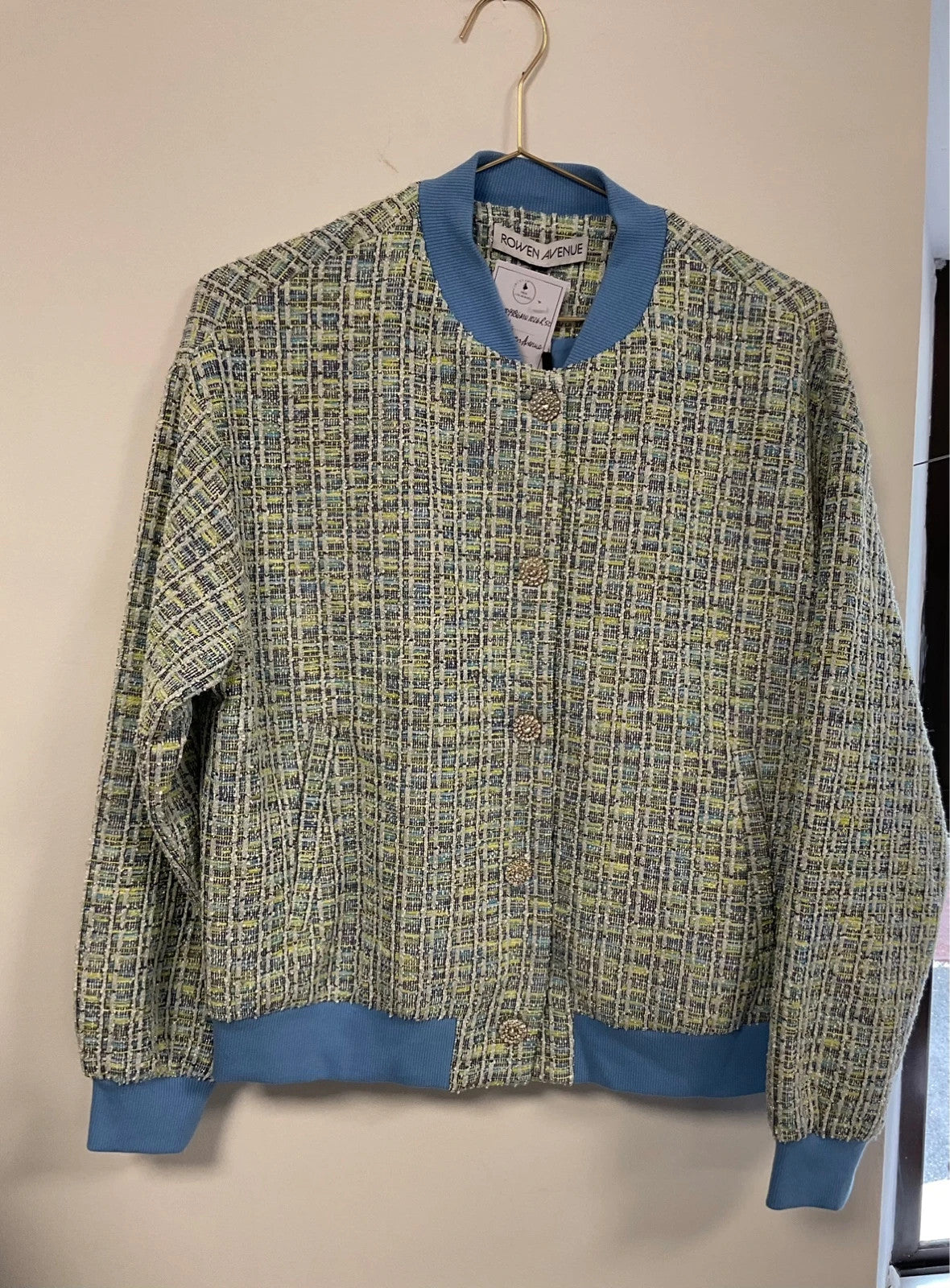 BNWT Rowen Avenue Jacket  blue size-L 10998MU
