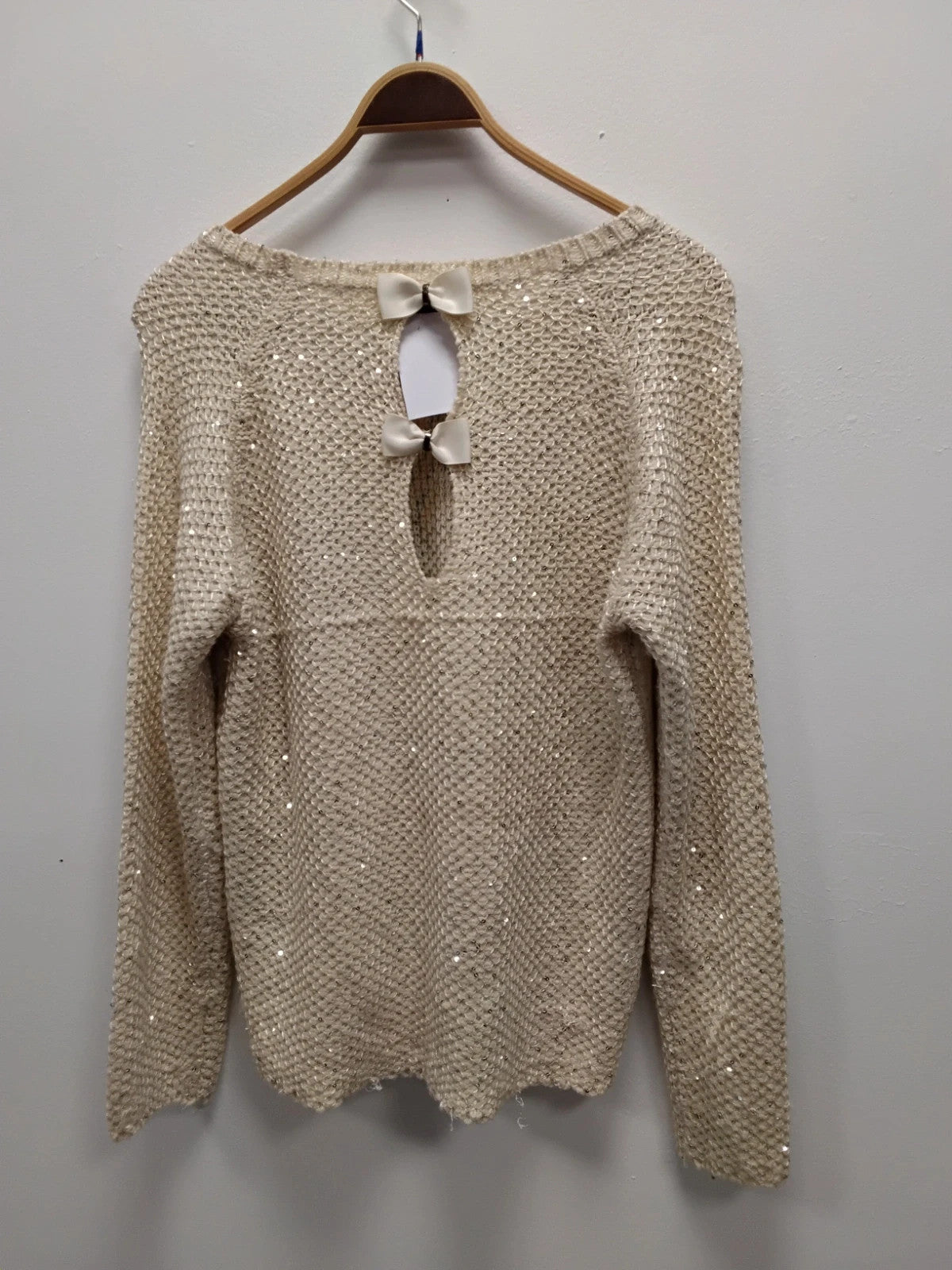 Red Queen Tiger Jumper Cream One Size 10987MSO