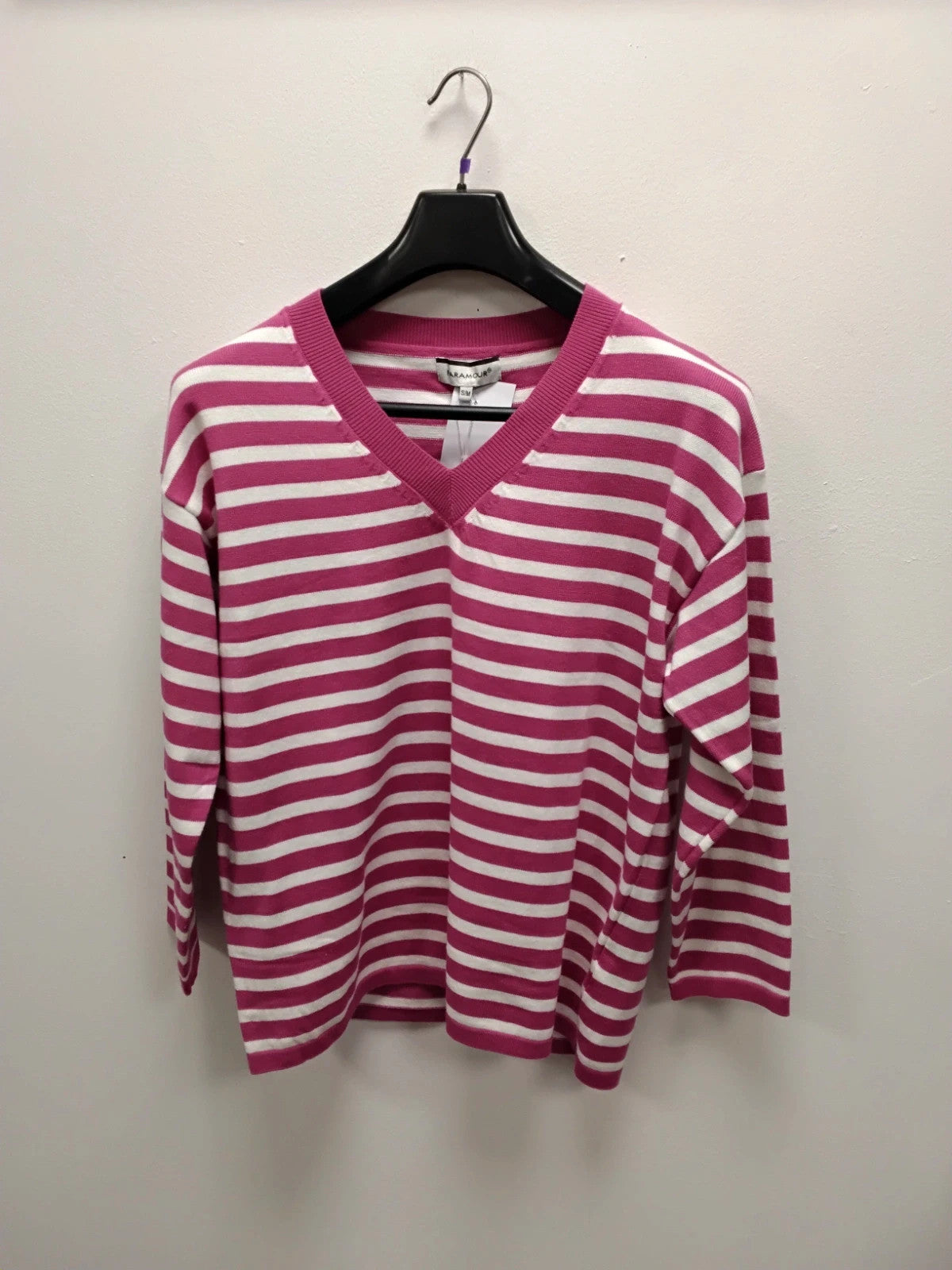 Paramour Jumper Pink&White Sz-s/m 11018JC