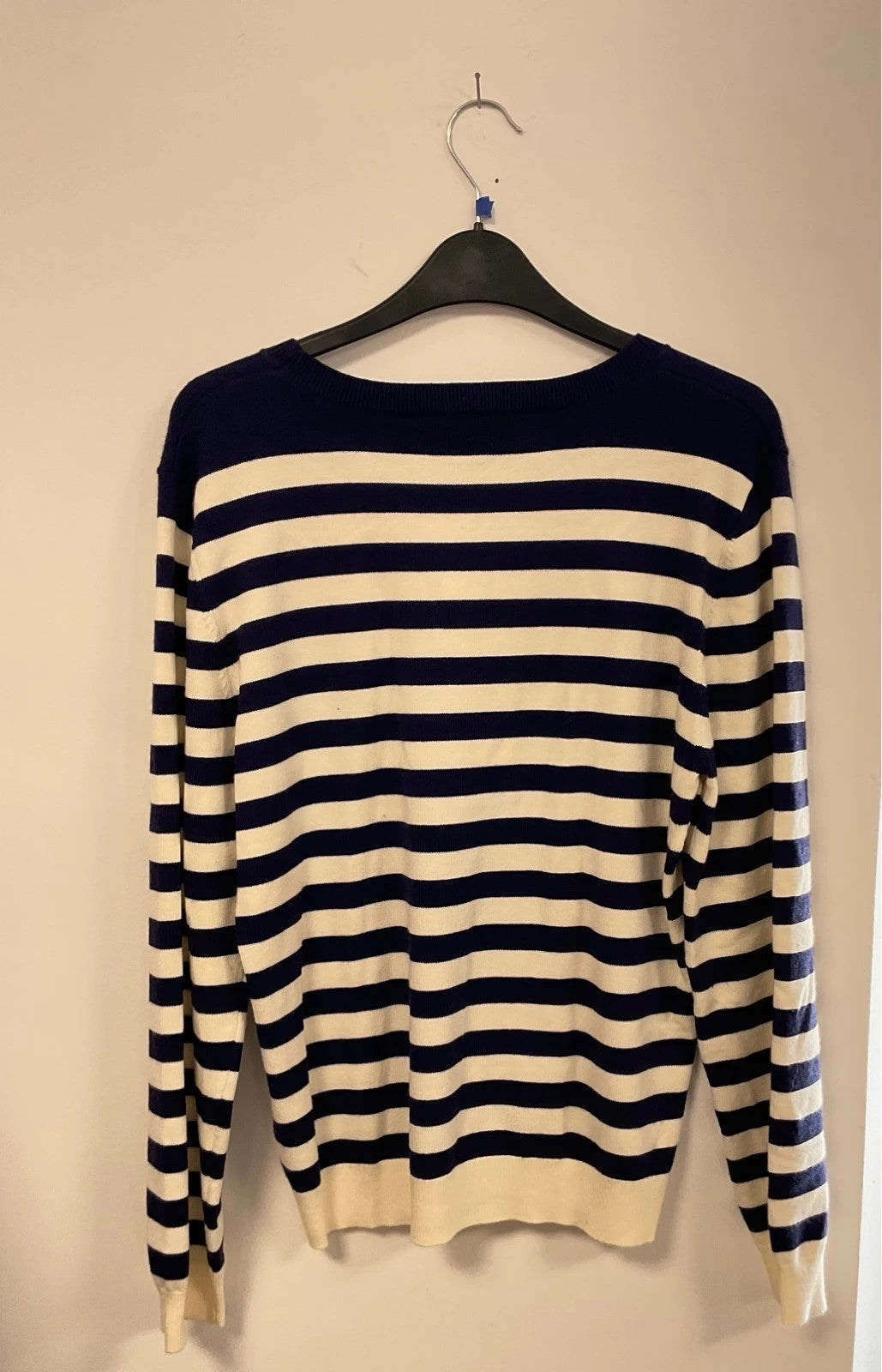 BNWT Kelly&Grace Jumper blue&white size-L 11001GMU