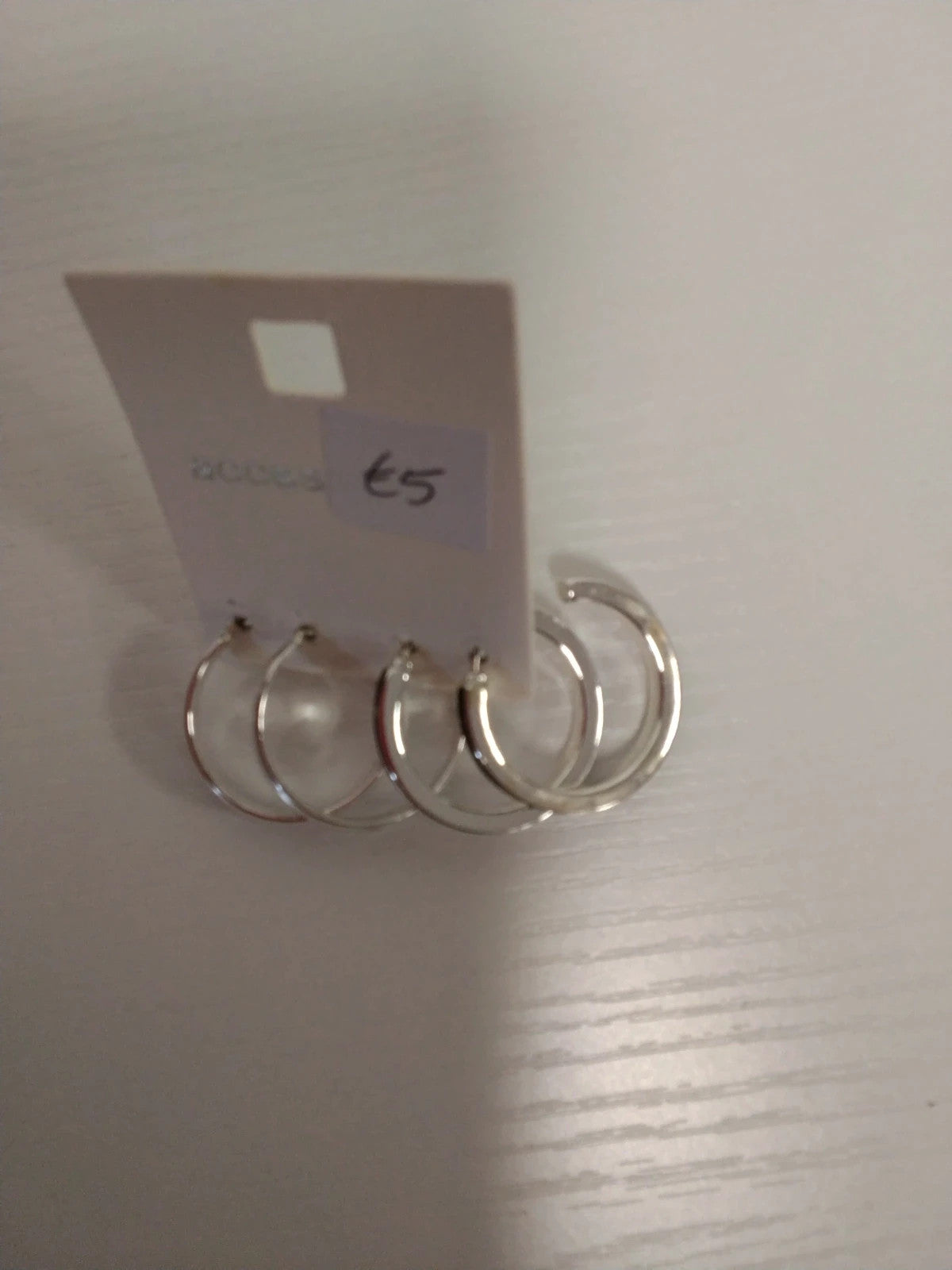 Made in China Earrings Silver-like