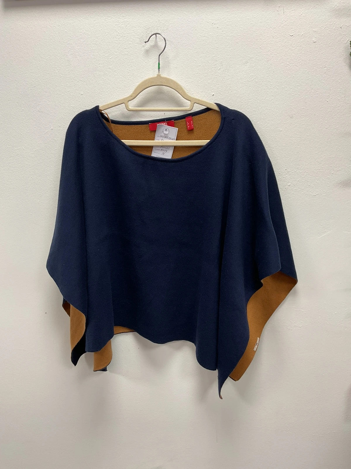 Esprit Poncho navy size-one 11022MVE