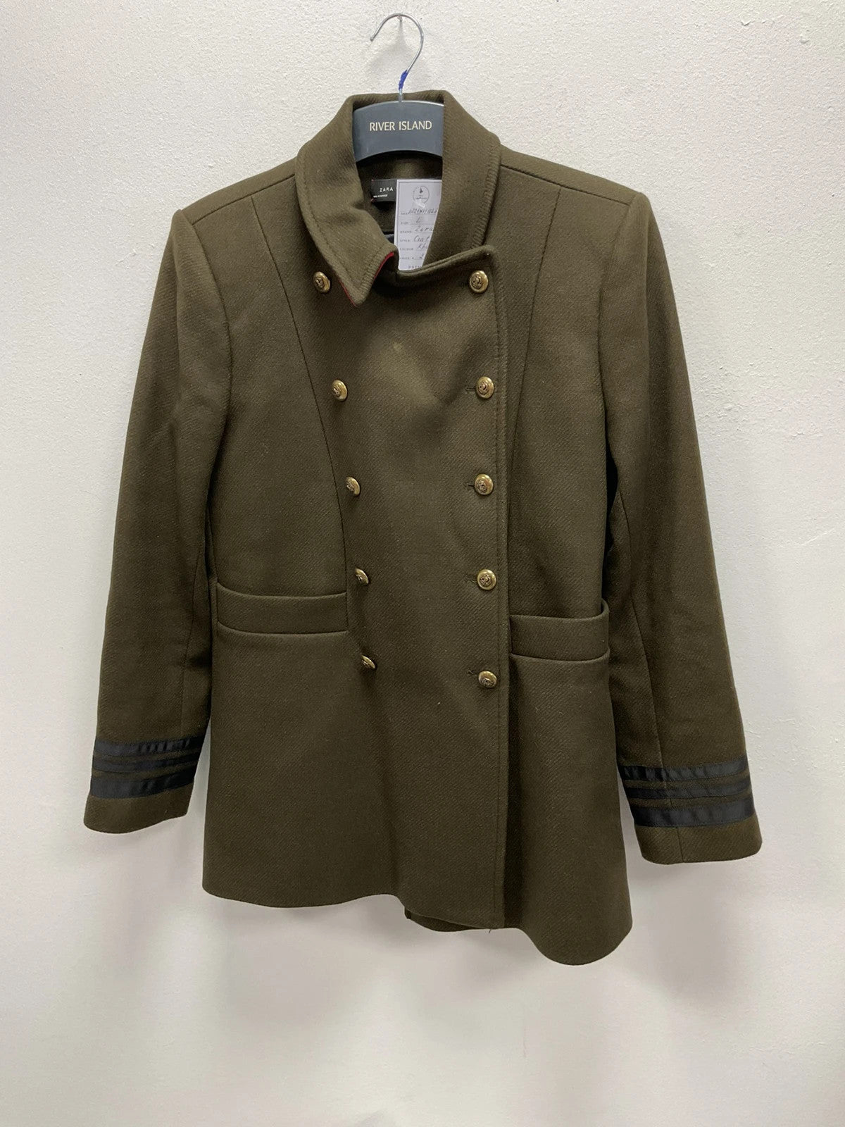 Zara Coat khaki size-L 11021MVE