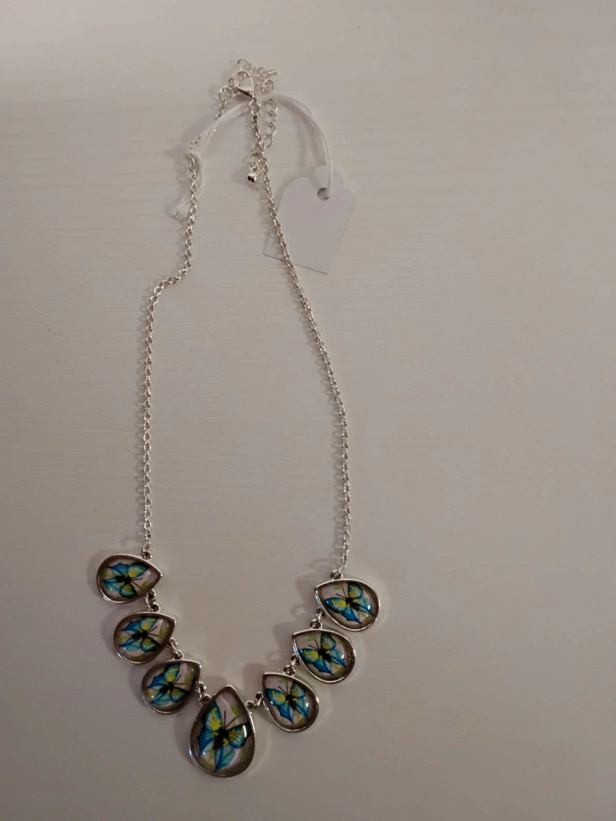No brand Necklace Silver&Blue