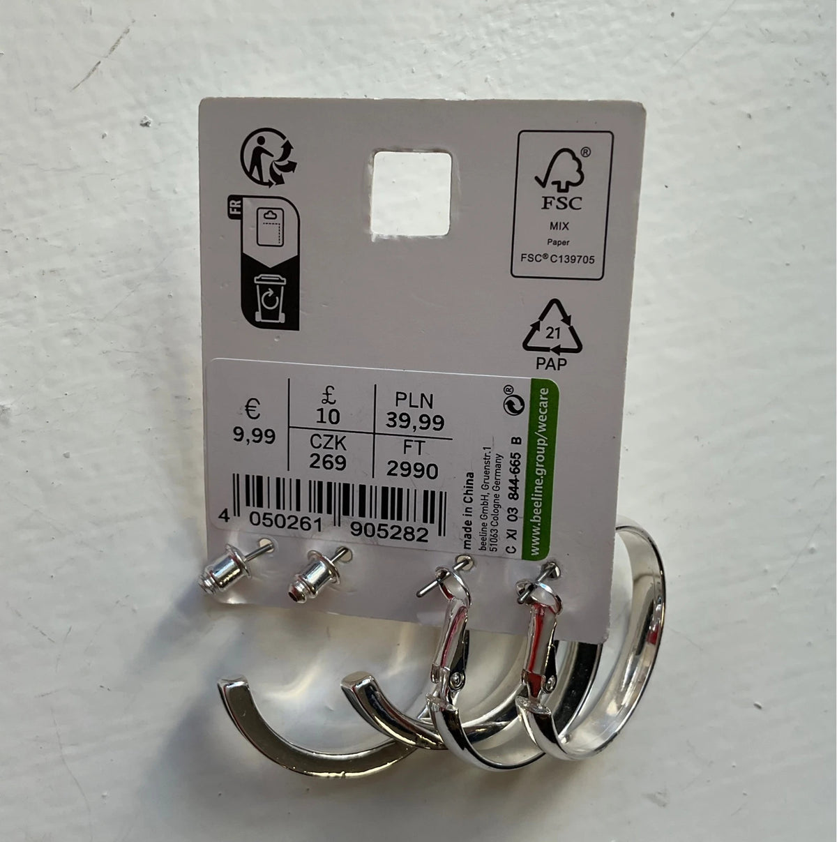 BNWT Accessories  Earrings silver