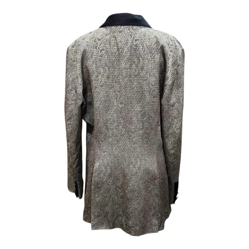 Louis Feraud Grey and Black Blazer Sz 14 6514