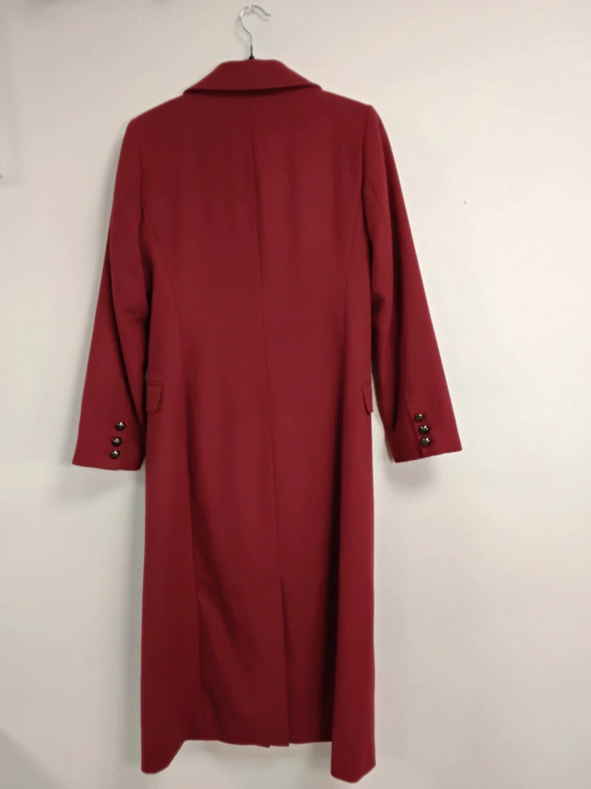 Monsoon Long Coat Red Sz-8 11047LGR