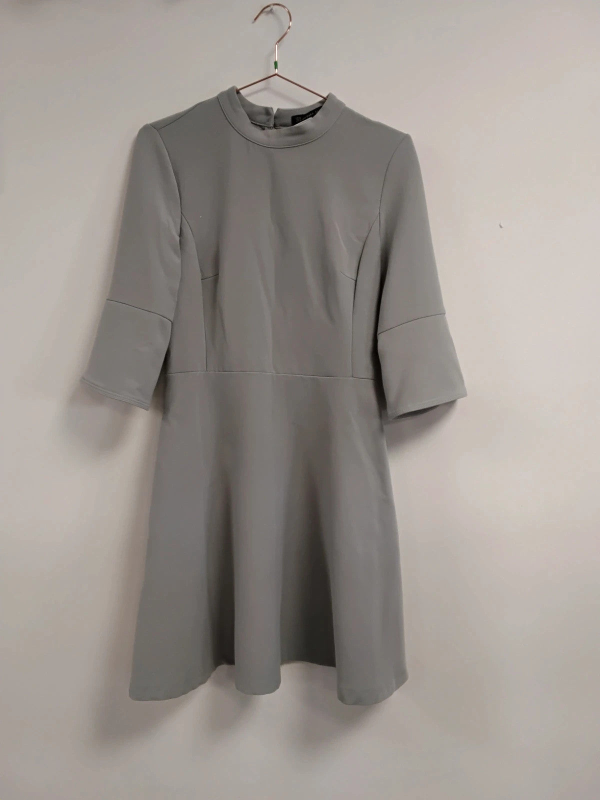 Zara Basic Dress Grey Sz-M 11058LGR