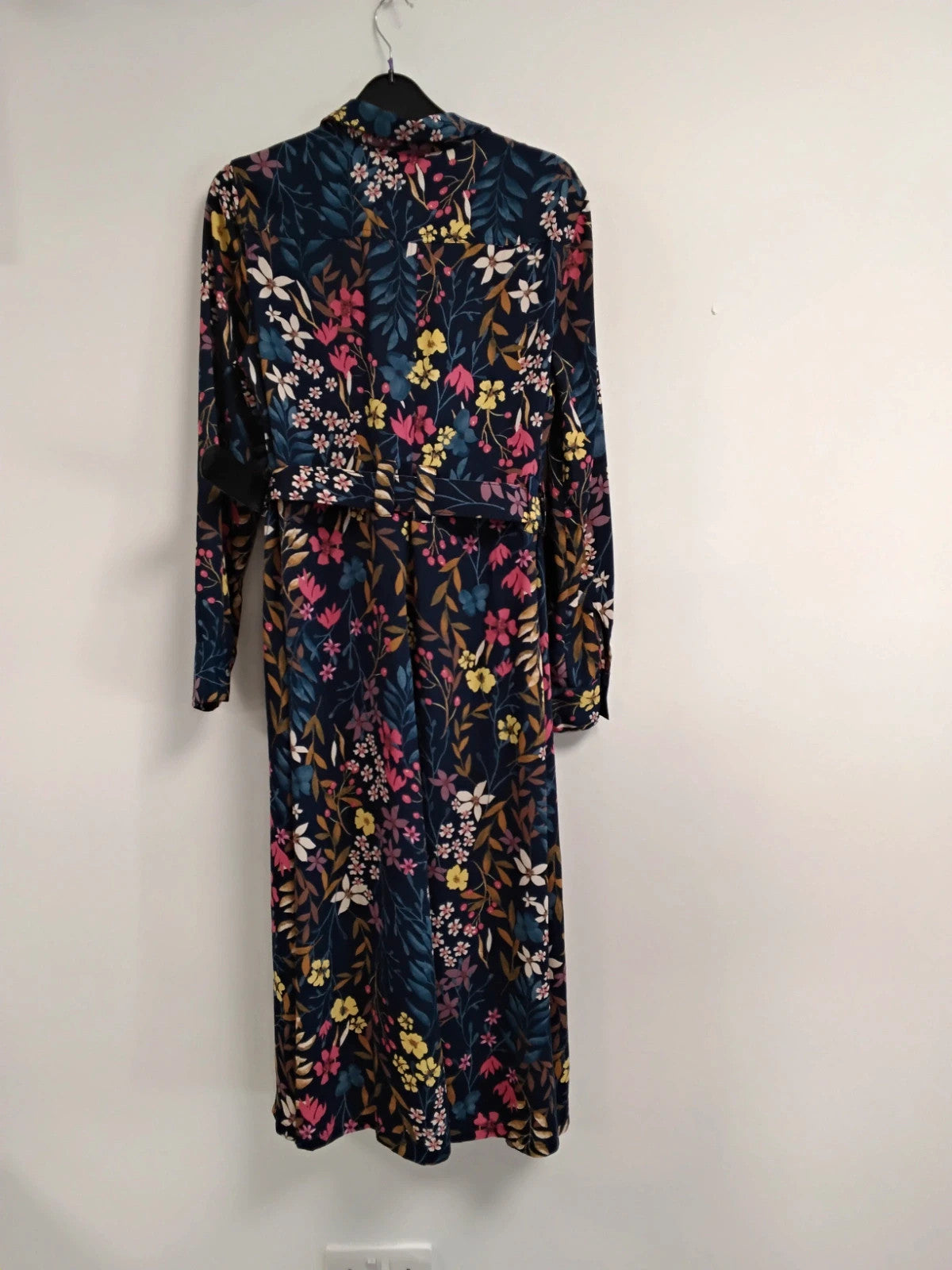 Cortefiel Dress Blue Print Sz-S 11054LGR