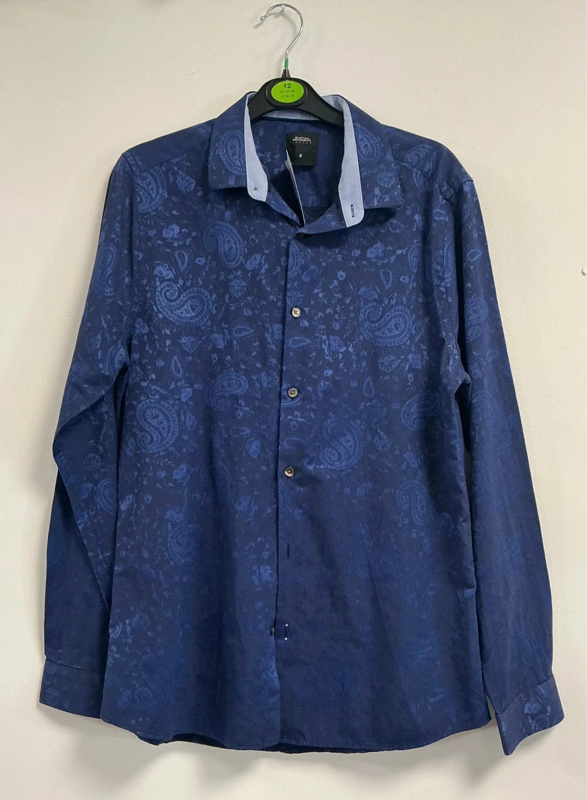 Burton Menswear Blue Shirt Size-M 11064