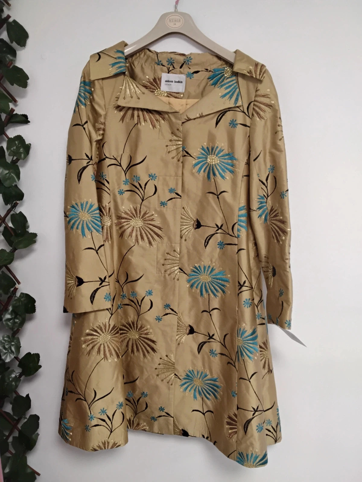 Aideeen Bodkin Coat  gold  size-12  4738CDC